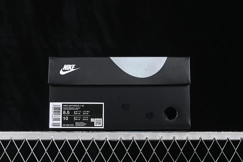 All categories Nk Air Force 1 Air Force series Nk Air Force 1 Low Air Force low-top C version Central Cee x Nike Air Force 1 Low "Racer Blue" black, yellow and blue patent leather Air Force 1 low-top casual sneakers IQ1402-010